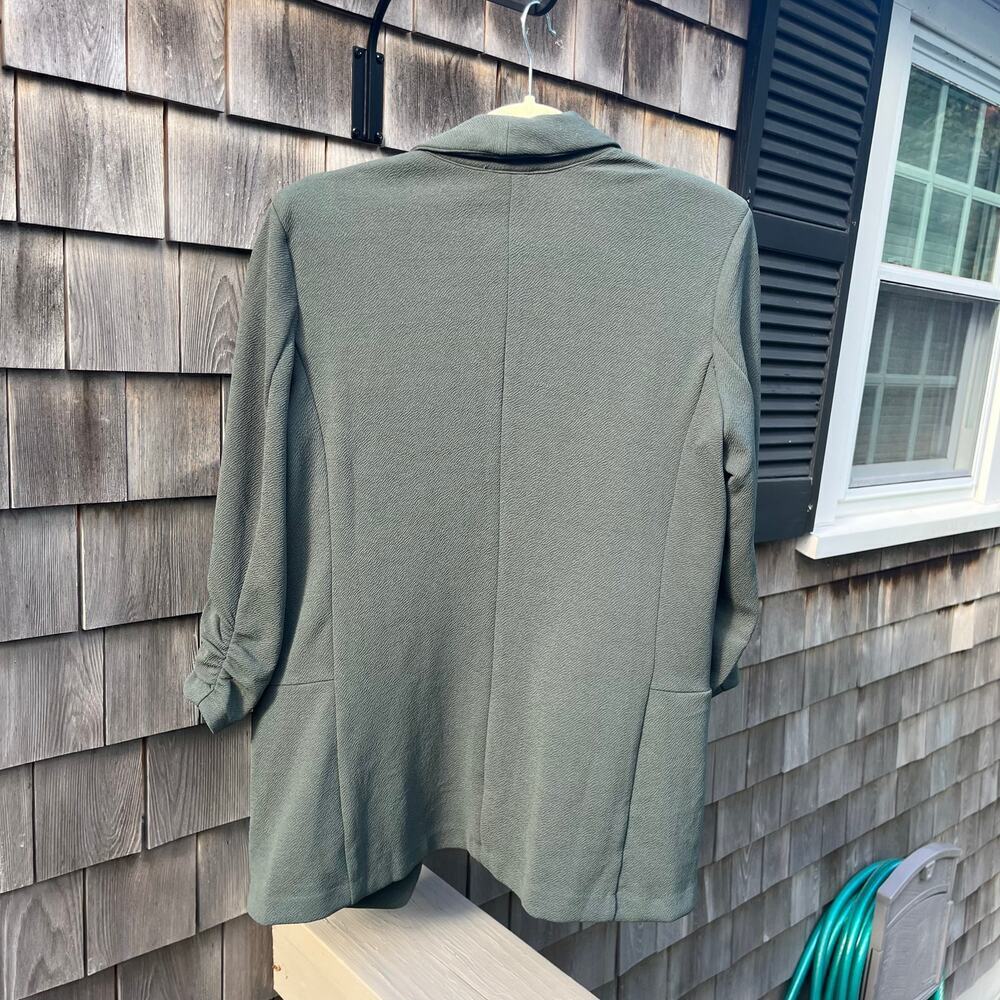 BAR III, Open Sweater, Dress Jacket, Green, Medium, Shoulder Pads - Picture 6 of 6